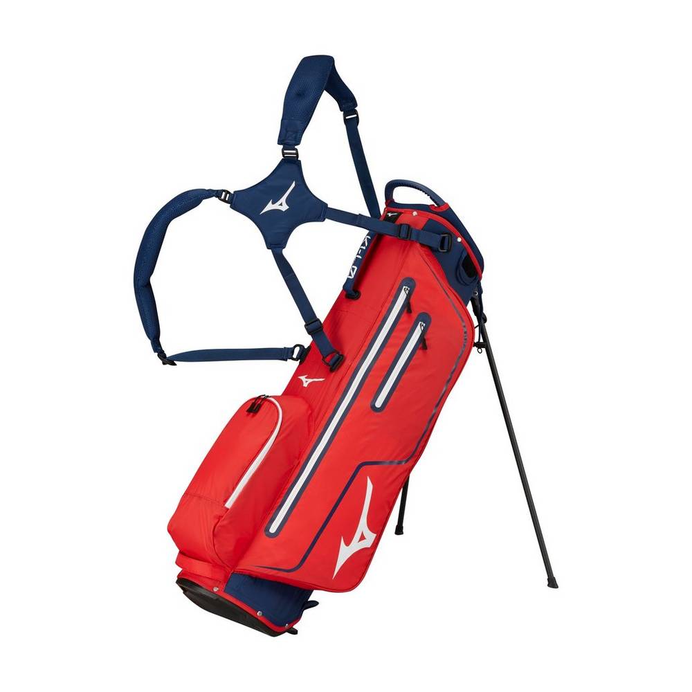 Mizuno Men's K1-L0 Stand Golf Bag Red/Navy (240222-ZPD)